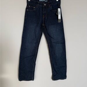 DKNY Mott Girls Jeans Size 10 Dark Wash Straight Leg NWT